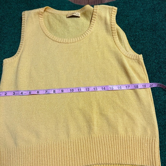 Soca St John Mustard Knit Tank Large NWOT - Picture 6 of 11